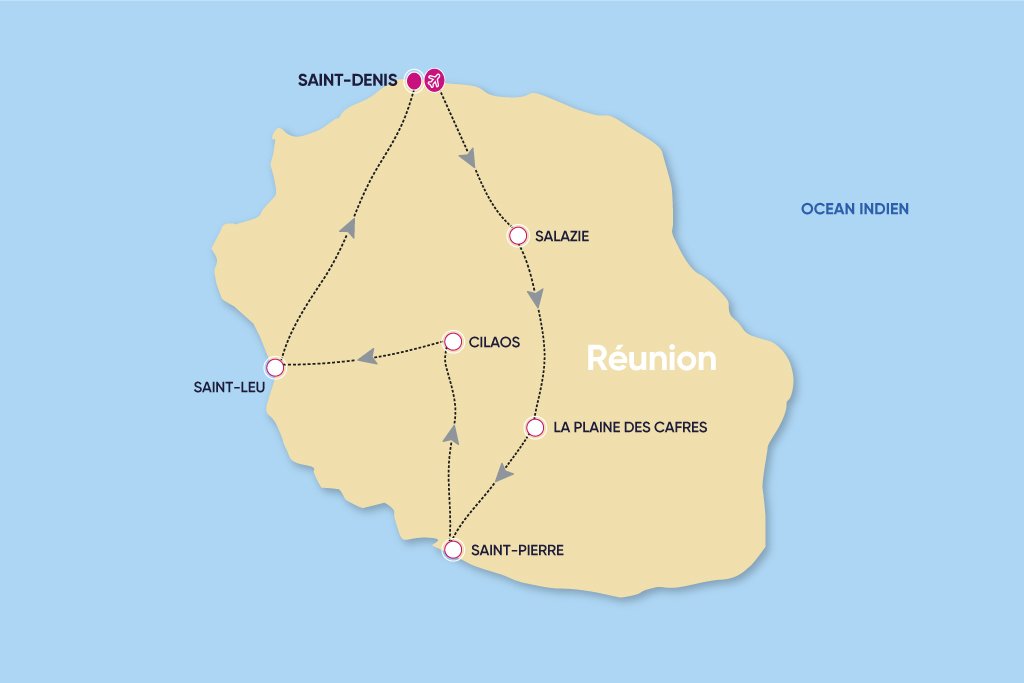 Autotour Les Essentiels de la Réunion 13 jours / 10 nuits