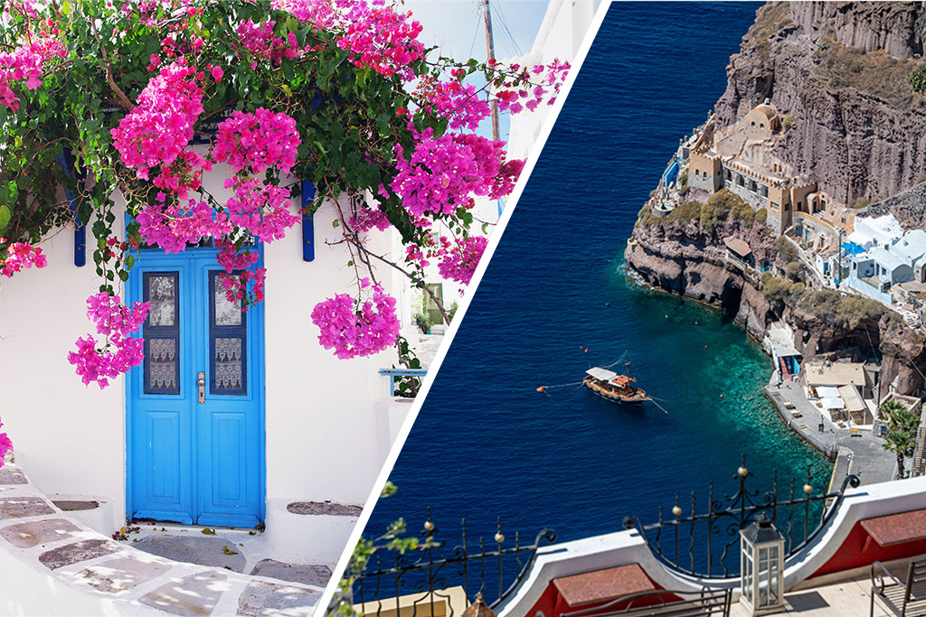 Combiné Athènes, île de Paros, île de Naxos et île de Santorin 2*