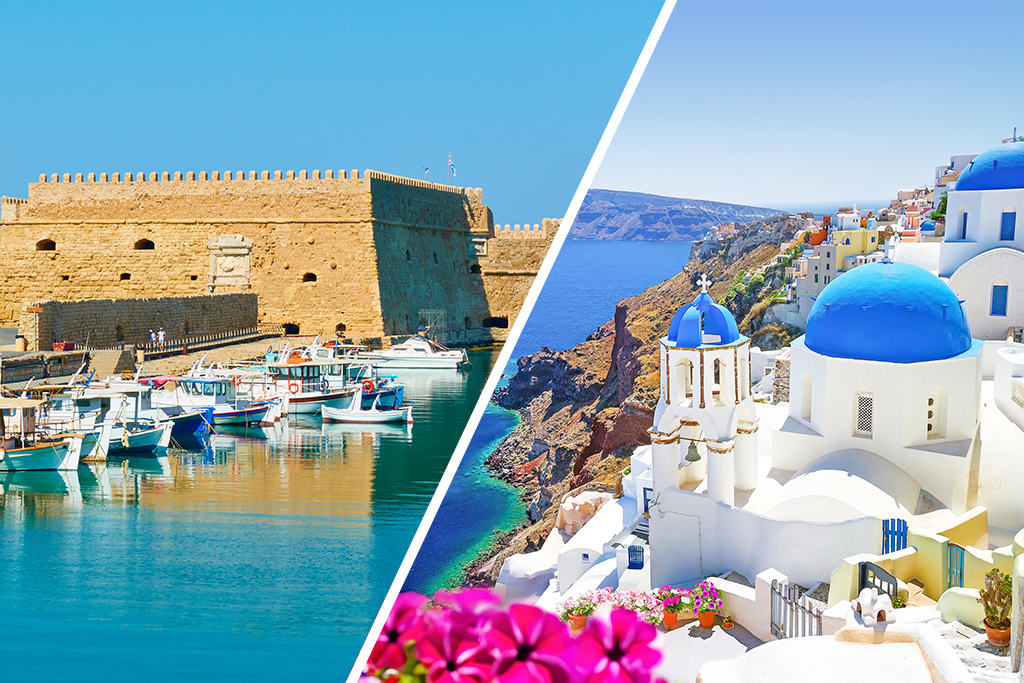 Combiné Héraklion / Îles de Santorin Grèce, Séjour Grèce & ses îles par Ôvoyages