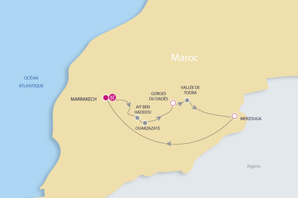 Circuit Marrakech & Désert de Merzouga by Ôvoyages, Circuit Maroc, Marrakech par Ôvoyages
