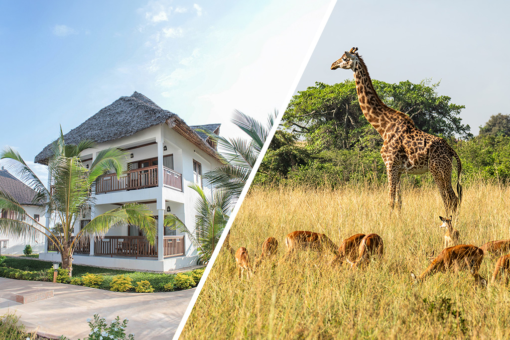 Hôtel Zanzibar Bahari Villas 4* + Safari 1 nuit, Combiné Tanzanie, Zanzibar par Ôvoyages Hôtel Zanzibar Bahari Villas 4* + Safari 1 nuit, Combiné Tanzanie, Zanzibar par Ôvoyages