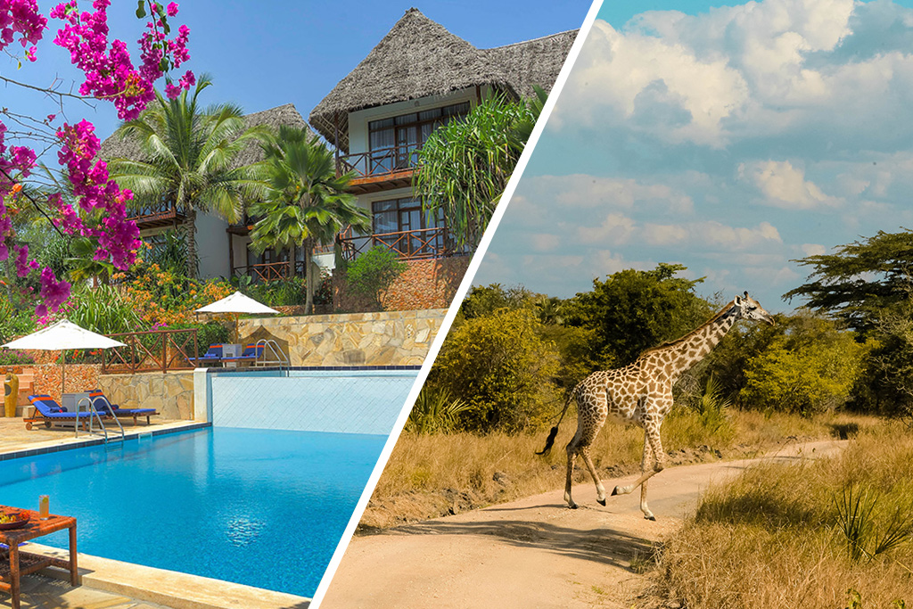 Combiné Ôclub Experience Sultan Sands Island Resort & Spa & Saadani Safari 1 nuit 4* et