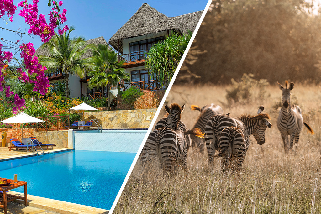 Combiné Ôclub Experience Sultan Sands Island Resort & Spa & Saadani Safari 2 nuits 4* et