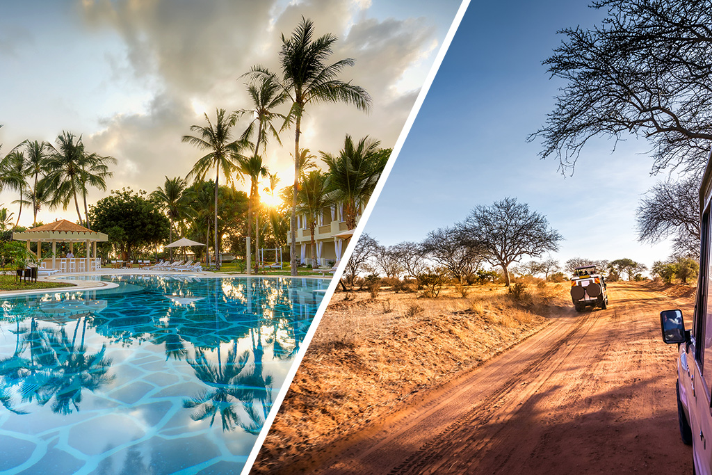 Ôcombiné - Ôclub Diamonds Malindi 5* & safari 1 nuit Kudu Camp