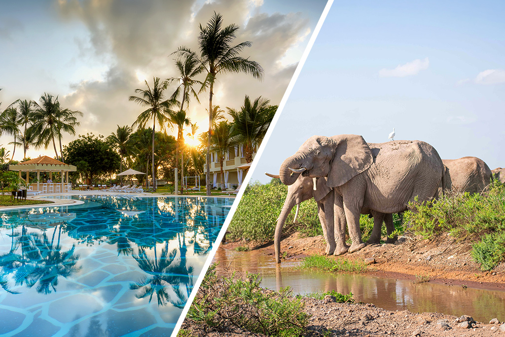 Ôcombiné - Ôclub Diamonds Malindi 5* & safari 3 nuits Tsavo