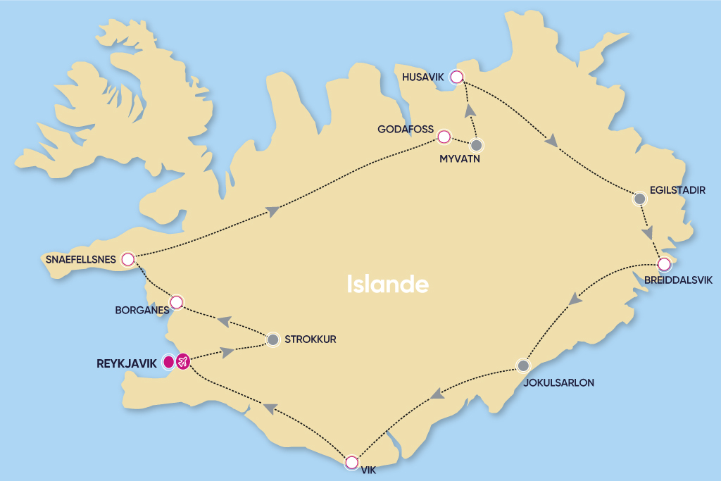 Autotour Tour d'Islande 3*, Circuit Islande par Ôvoyages