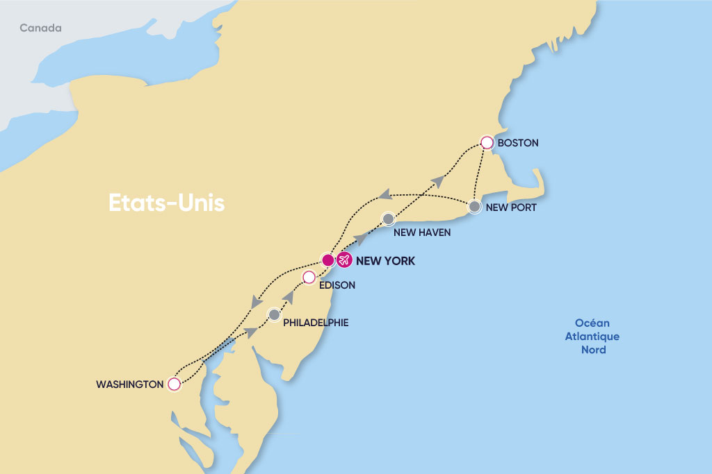 Circuit Capitales de l'Est & Extension à New York, Circuit Etats-Unis, New York par Ôvoyages Circuit Capitales de l'Est & Extension à New York, Circuit Etats-Unis, New York par Ôvoyages
