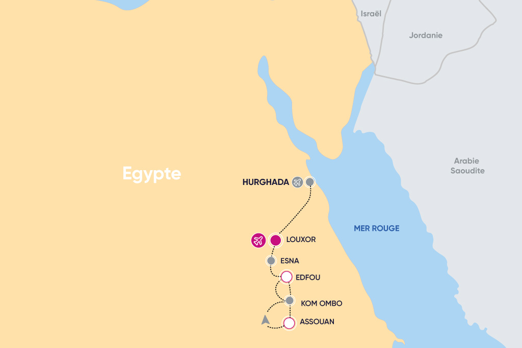 Combiné Croisière Ôclub 5* sur le Nil avec visites en option & séjour balnéaire à Hurghada, Combiné Egypte, Hurghada par Ôvoyages