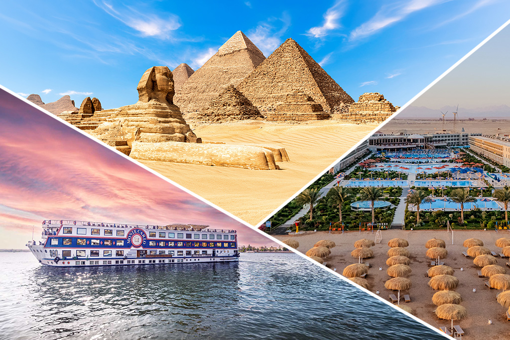 Combiné Nil, pyramides et Hurghada 4*