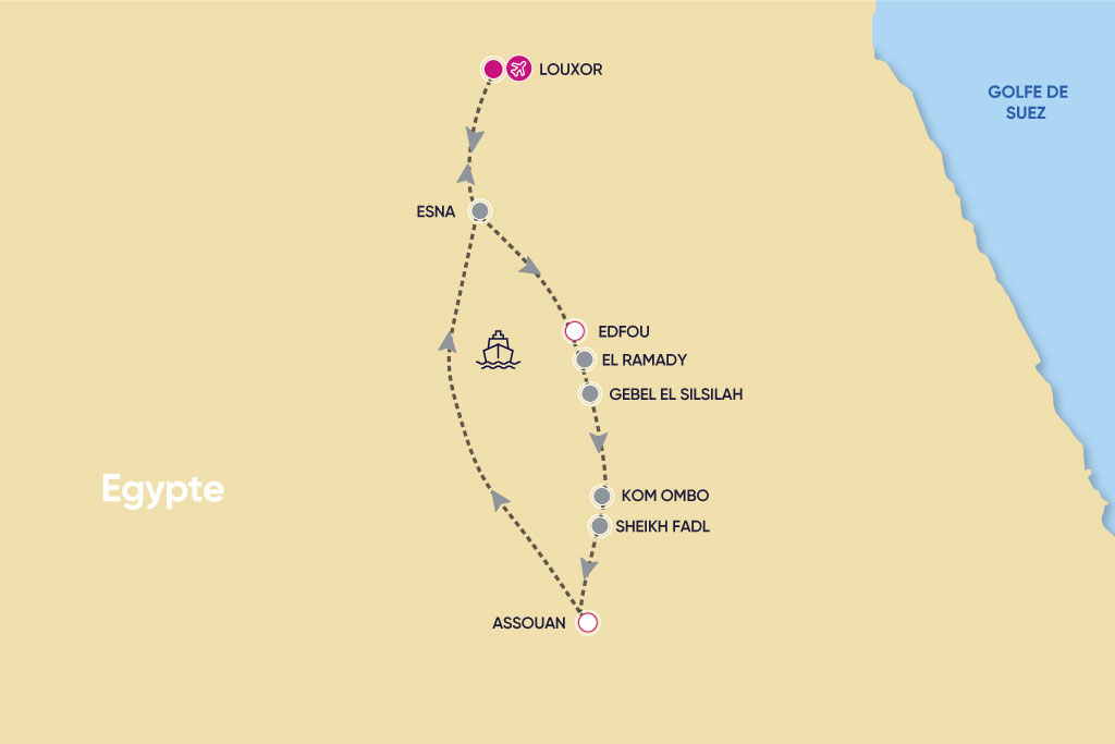 Croisière Ô Dahabiya 5*, Circuit Egypte par Ôvoyages