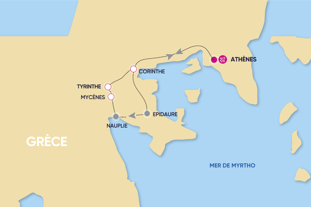 Autotour Athènes & Argolide