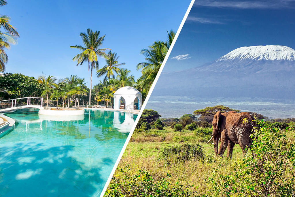 Combiné Circuit Masai Mara, Naivasha, Amboseli et Tsavo 6 nuits + Ôclub Experience Sun Palm Beach Ho 4*