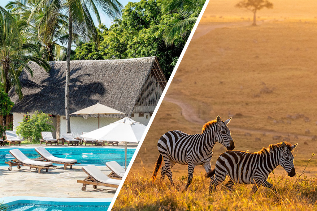Combiné Circuit Masai Mara, Naivasha, Amboseli et Tsavo 6 nuits + Ôclub Select Diamonds Malindi 5*