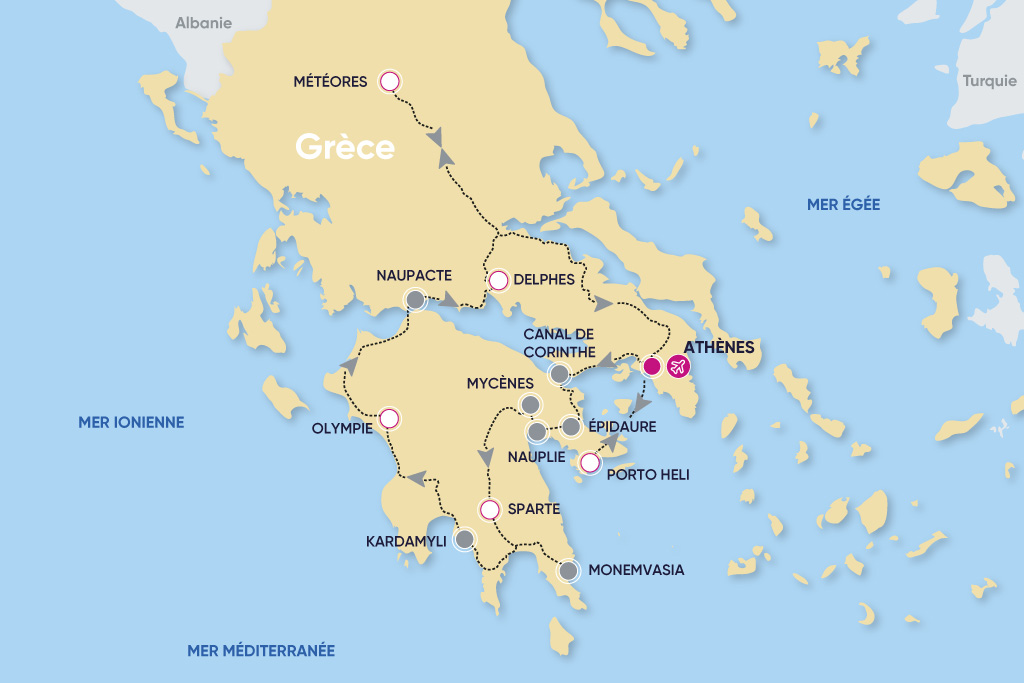 Autotour Grèce Classique avec extension au Smart Club Nautica Bay Hotel 3*, Séjour Grèce & ses îles, Grèce Continentale, Athènes & sa région par Ôvoyages