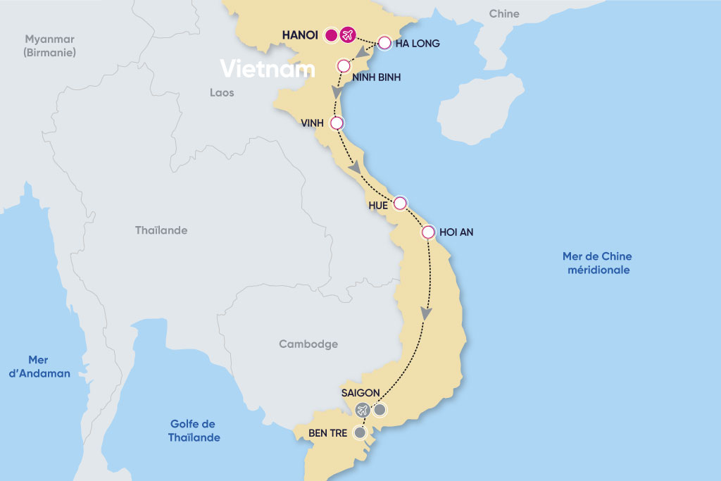 Circuit Lumineux Vietnam 4* & 5*, Circuit Vietnam par Ôvoyages