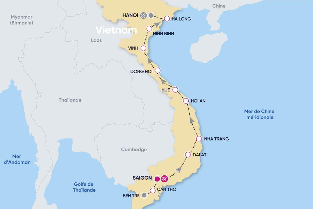 Circuit Route Mandarine 4*/5*, Circuit Vietnam par Ôvoyages