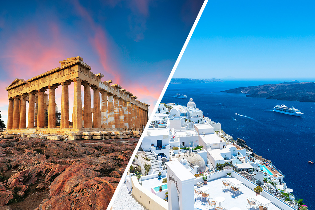 Combiné Athènes & Îles de Santorin Grèce 2*